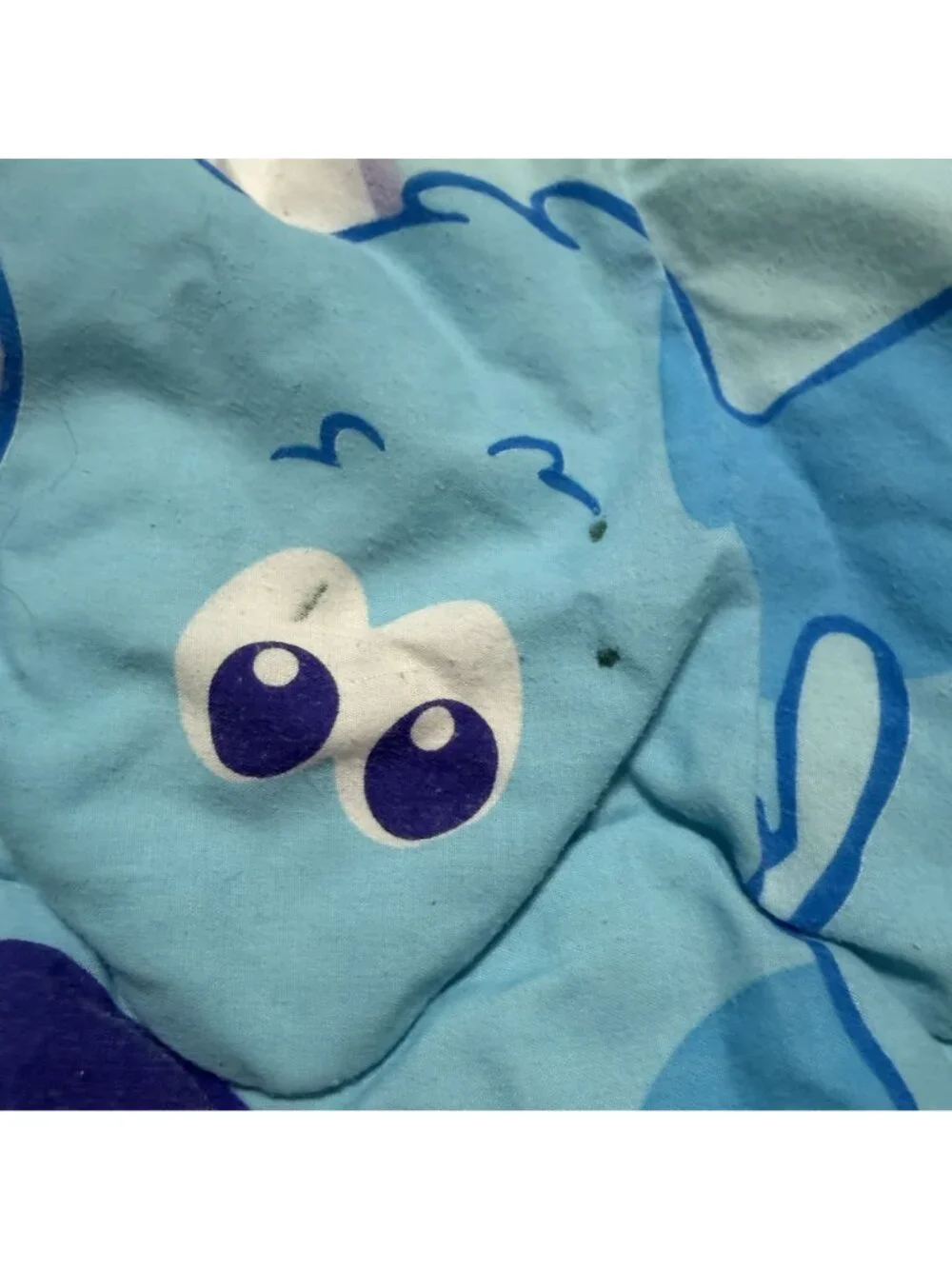 Blues Clues Nick Jr Kids Quilt Blanket 2000 Soft Cotton Baby Bedding Kids VTG
